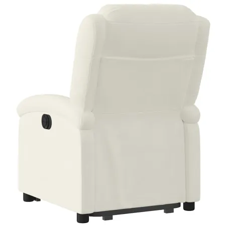 Fauteuil inclinable Crème Velours