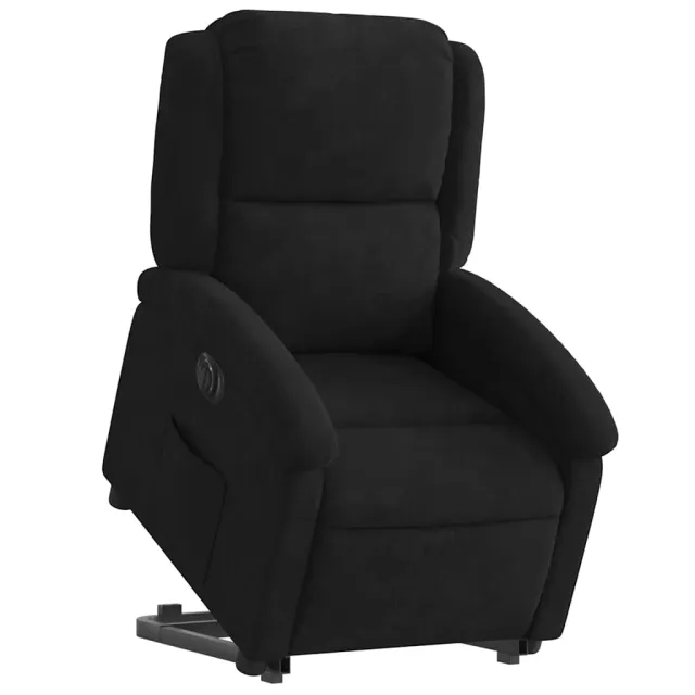 Fauteuil inclinable électrique noir velours