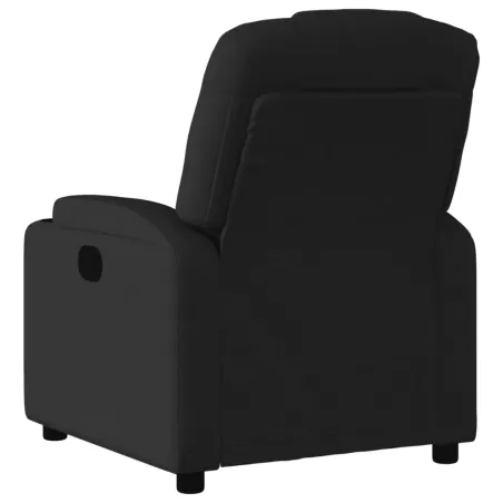 Fauteuil inclinable électrique Noir Tissu