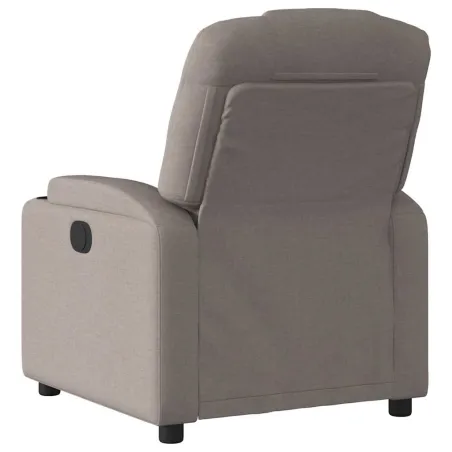 Fauteuil inclinable électrique Taupe Tissu