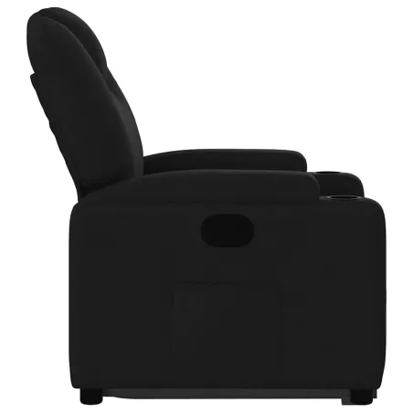 Fauteuil inclinable noir tissu