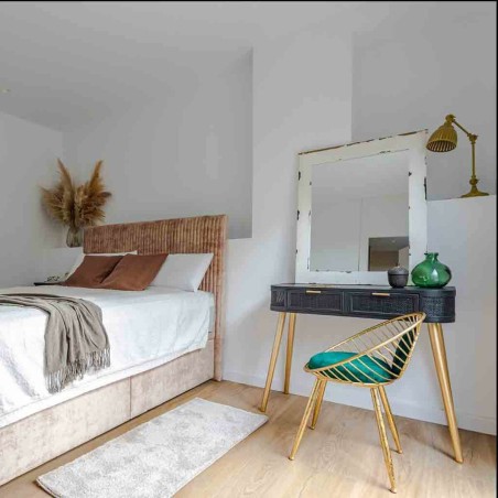 Recibidor Alexandra House Living Negro 42 x 79 x 88 cm
