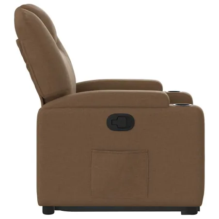 Fauteuil inclinable Marron Tissu