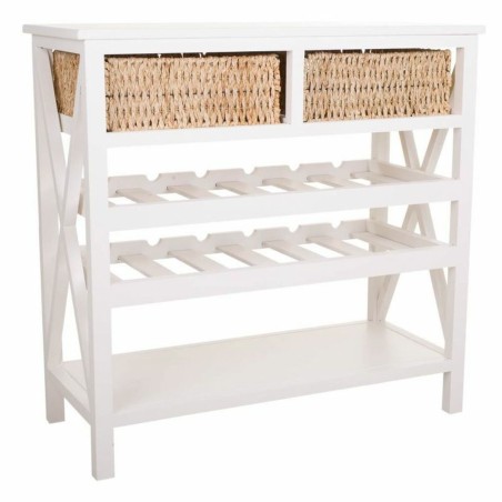Credenza Alexandra House Living Bianco Corda Legno MDF 86 x 38 x 88 cm