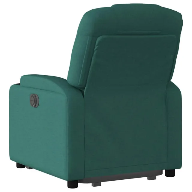 Fauteuil inclinable électrique vert foncé tissu