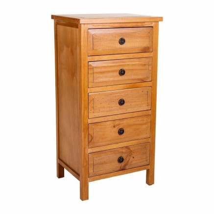 Ladenkast Alexandra House Living Bruin Dennenhout Hout MDF 93 x 37 x 4