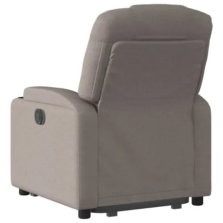 Fauteuil inclinable électrique taupe tissu