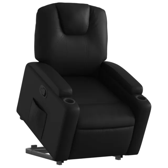 Fauteuil inclinable Noir Similicuir