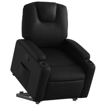 Fauteuil inclinable Noir Similicuir