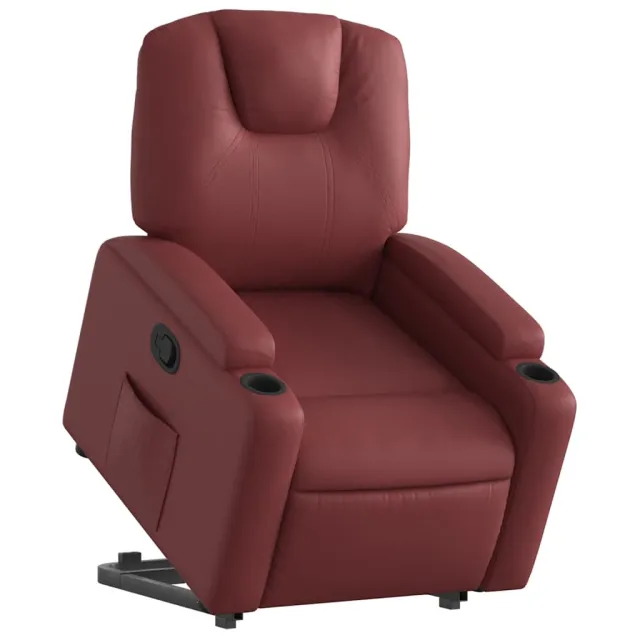 Fauteuil inclinable Rouge bordeaux Similicuir