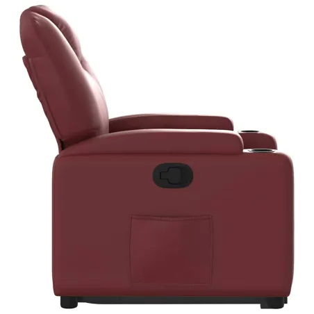 Fauteuil inclinable Rouge bordeaux Similicuir