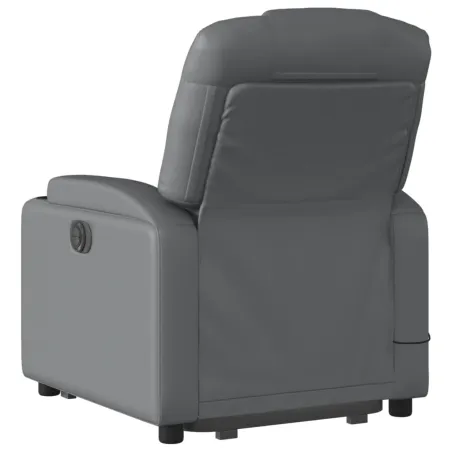 Fauteuil inclinable de massage Gris Similicuir