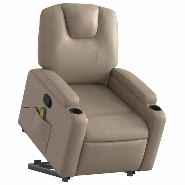 Fauteuil inclinable de massage Cappuccino Similicuir