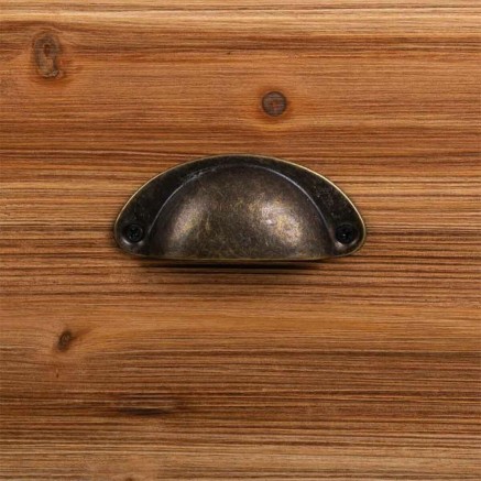 Vitrina Alexandra House Living Hierro Madera de abeto 40 x 135 x 76 cm 2