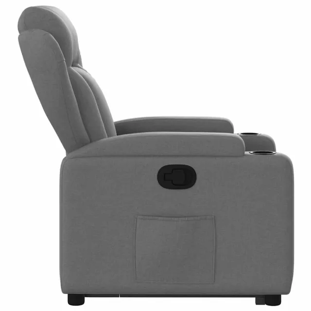 Fauteuil inclinable Gris foncé Tissu