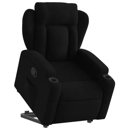 Fauteuil inclinable noir tissu