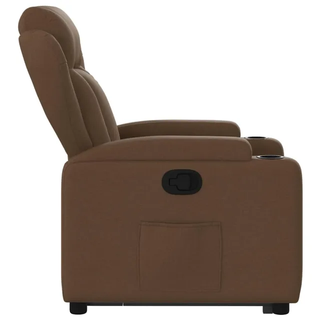 Fauteuil inclinable Marron Tissu