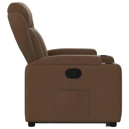 Fauteuil inclinable Marron Tissu
