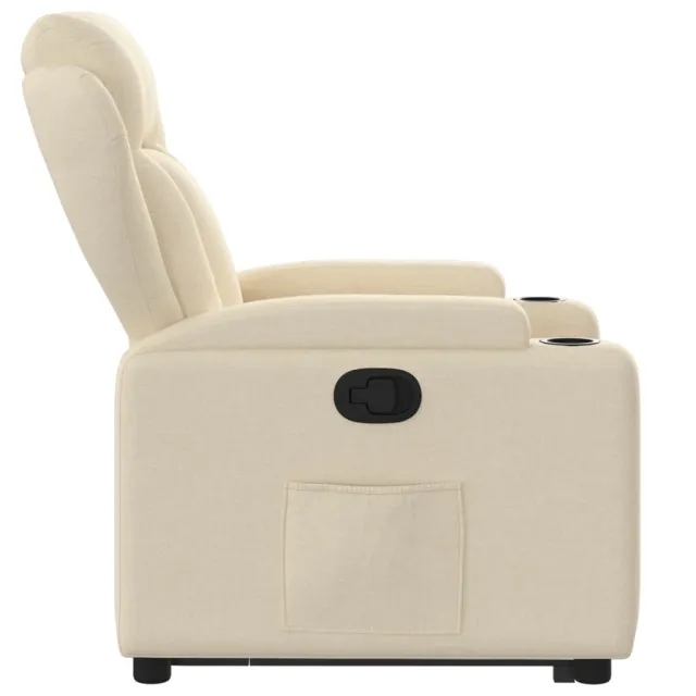 Fauteuil inclinable Crème Tissu