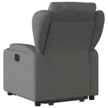 Fauteuil inclinable électrique gris foncé tissu