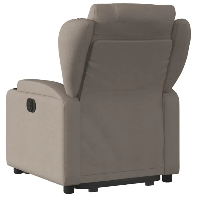Fauteuil inclinable électrique taupe tissu