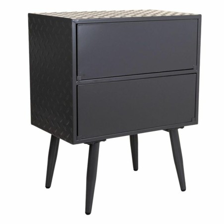 Nachtkastje Alexandra House Living Bruin Zwart Grijs 30 x 62 x 50 cm