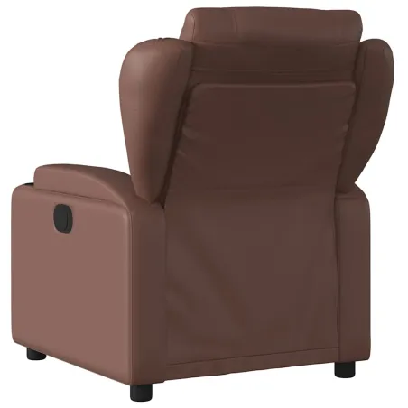 Fauteuil inclinable électrique Marron Similicuir