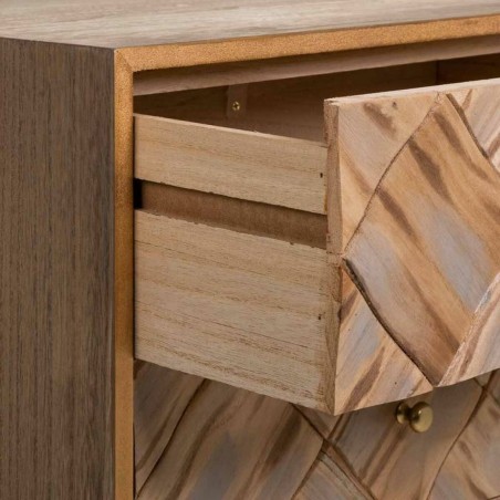 Nightstand Alexandra House Living Brown 35 x 65 x 44 cm