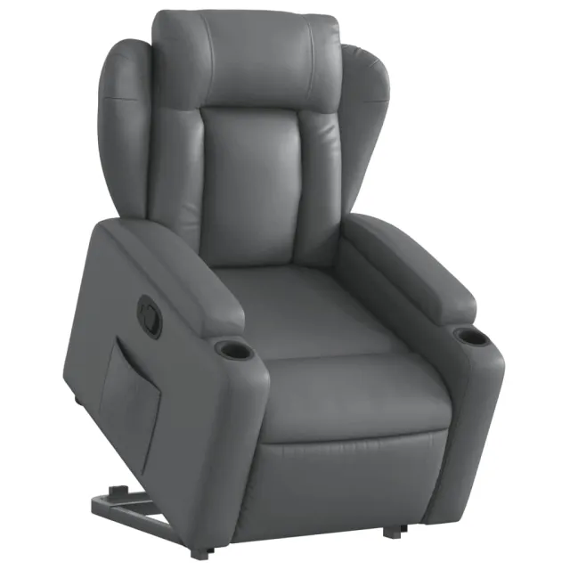 Fauteuil inclinable Gris Similicuir