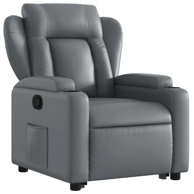 Fauteuil inclinable Gris Similicuir