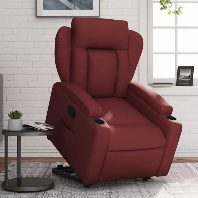 Fauteuil inclinable Rouge bordeaux Similicuir