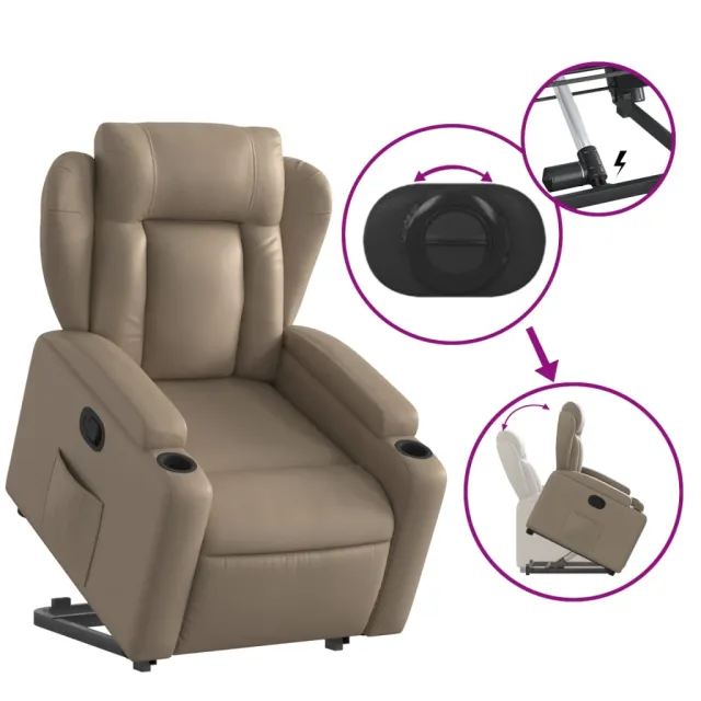 Fauteuil inclinable Cappuccino Similicuir
