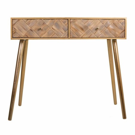 Konsolentisch mit Schubladen Alexandra House Living Braun 41 x 79 x 88