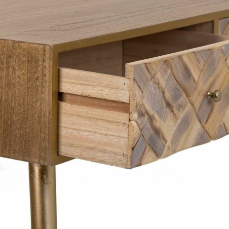 Zijtafel met lades Alexandra House Living Bruin 41 x 79 x 132 cm