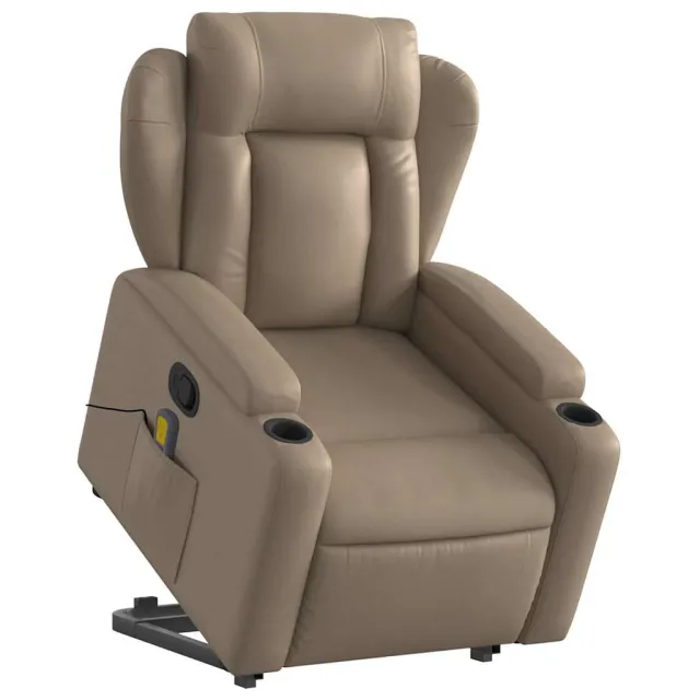 Fauteuil inclinable de massage Cappuccino Similicuir
