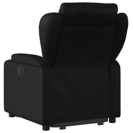 Fauteuil inclinable électrique noir similicuir