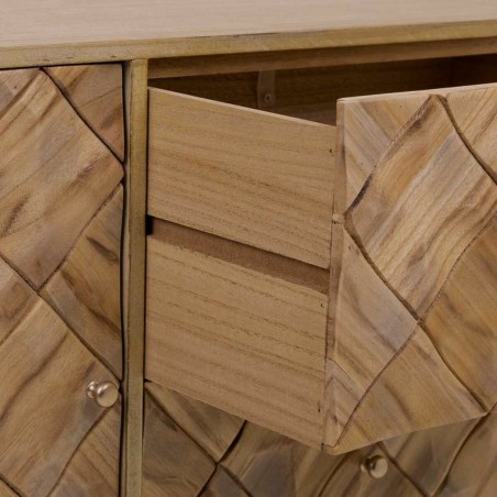 Commode Alexandra House Living Marron Bois de paulownia 41 x 65 x 118