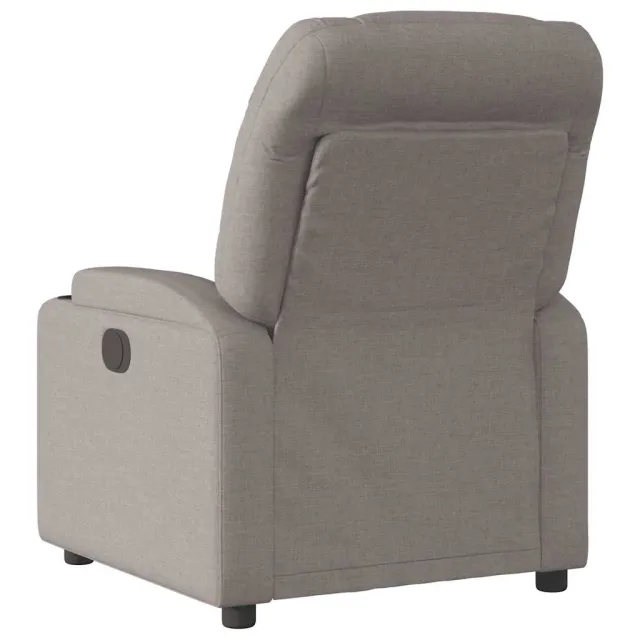 Fauteuil inclinable électrique Taupe Tissu