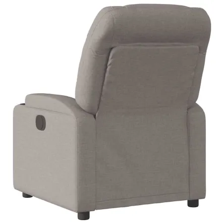 Fauteuil inclinable électrique Taupe Tissu