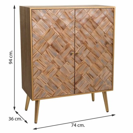 Eingangsbereich Alexandra House Living Braun 36 x 94 x 74 cm 2