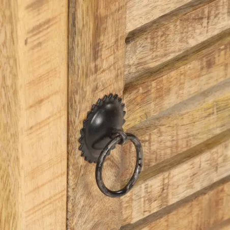 Table de chevet 40x30x50 cm Bois de manguier brut