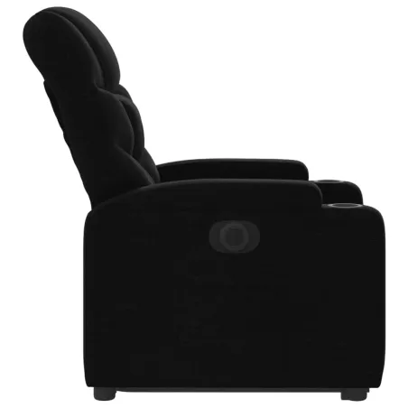 Fauteuil inclinable électrique noir tissu