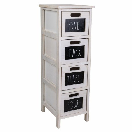 Ladenkast Alexandra House Living Wit Paulownia hout 32 x 81 x 26 cm