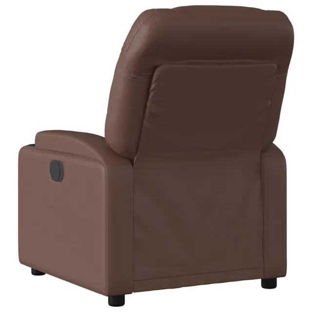 Fauteuil inclinable électrique Marron Similicuir