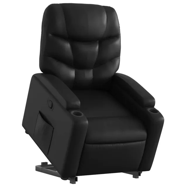 Fauteuil inclinable Noir Similicuir