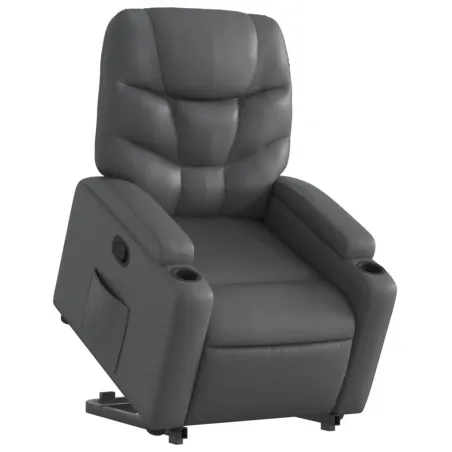 Fauteuil inclinable Gris Similicuir