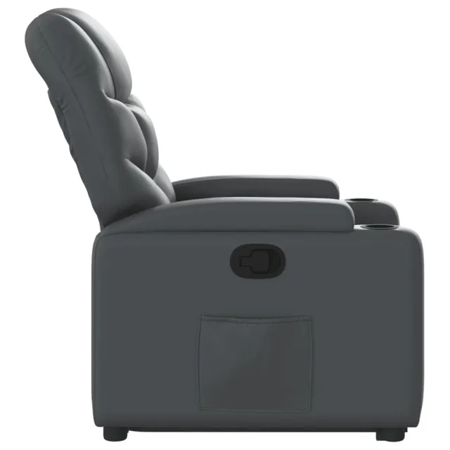 Fauteuil inclinable Gris Similicuir