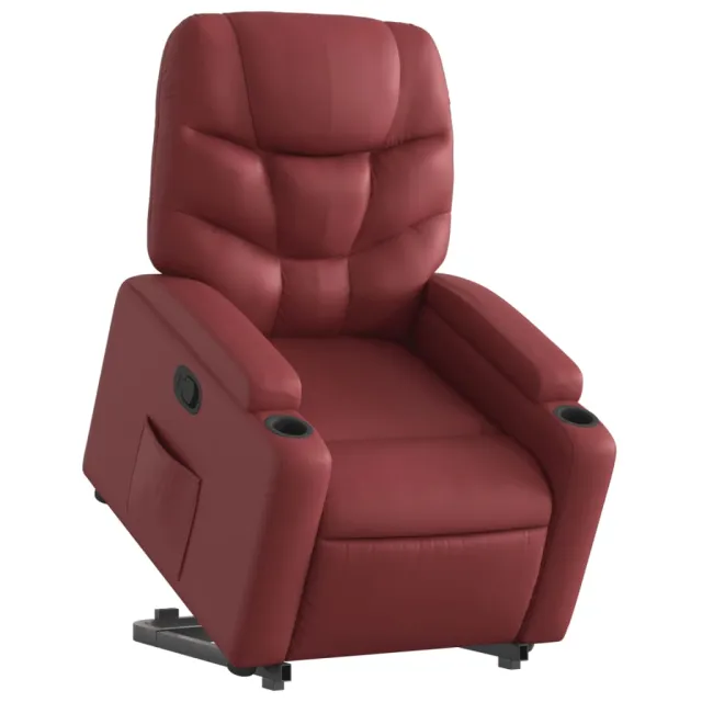 Fauteuil inclinable Rouge bordeaux Similicuir
