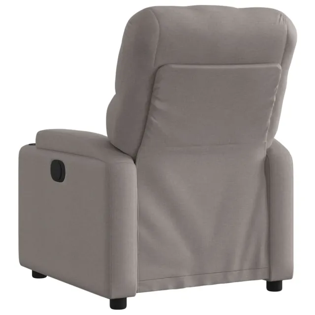 Fauteuil inclinable électrique Taupe Tissu