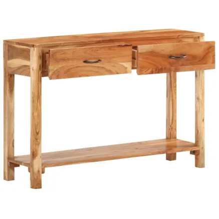 Buffet 110x30x75 cm Bois d'acacia massif 2